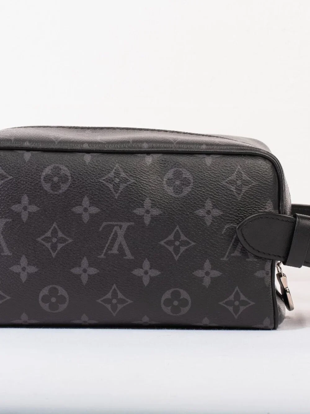 Authentic Louis Vuitton Monogram Eclipse Dopp Kit Toilet Pouch